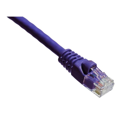 Axiom 35Ft Cat5E 350Mhz Patch Cable Molded Boot (Purple)